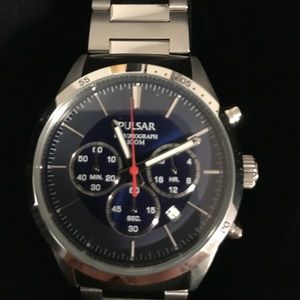 Pulsar Mens Watch Stainless Steel